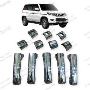 Chrome Door Handle Catch Covers for Mahindra Bolero Neo (Set of 12Pcs) Premium Exterior Accessories