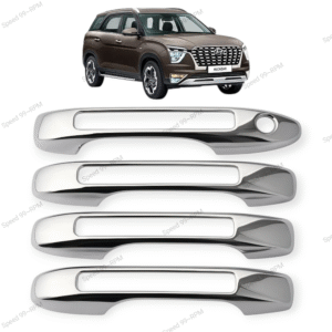 Chrome Door Handle Catch Covers for Hyundai Alcazar Set of 4 Premium Accessories