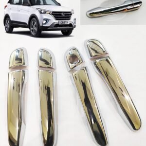Door Handle Chrome Set for Hyundai Creta 2015-19 (8Pcs) Exterior Styling Premium Accessories