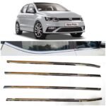 Lower Window Garnish Chrome Set for Volkswagen Polo (4Pcs) Exterior Accessories