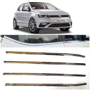 Lower Window Garnish Chrome Set for Volkswagen Polo (4Pcs) Exterior Accessories