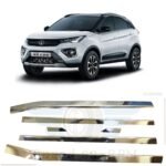 Chrome Lower Window Garnish for Tata Nexon 2018+ (S.S Set of 6Pcs) Exterior Styling