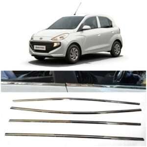 Lower Window Garnish Chrome Set for Hyundai Santro 2018+ (4P) Stainless Steel Exterior Accessories