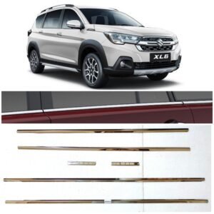 Chrome Lower Window Garnish Set for XL6 Stainless Steel (6Pcs) Exterior Styling Accessories