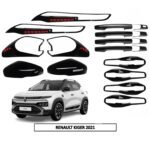 Piano Black Combo Kit for Renault Kiger (5Items 18Pcs) Perfect Fit All Models Exterior Upgrade Premium