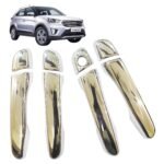 Door Handle Chrome for Hyundai Creta 2015-19 (Set of 8Pcs) Premium