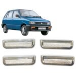 Door Handle Chrome for Maruti Car 800 (Catch Cover/Set of 4P) Exterior Accessories