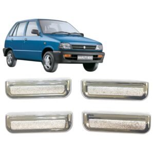 Door Handle Chrome for Maruti Car 800 (Catch Cover/Set of 4P) Exterior Accessories