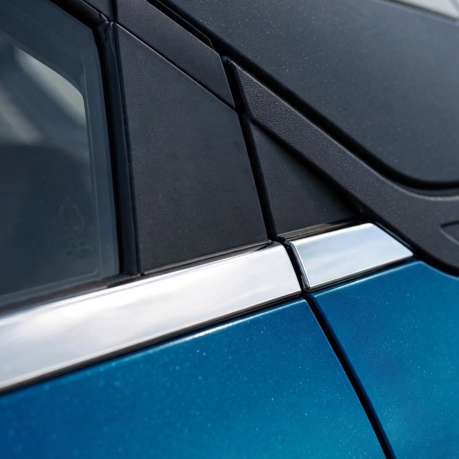 Chrome Lower Window Garnish for Tata Nexon 2017-2023 (S.S / Set of 6Pcs) Exterior Styling - Image 3