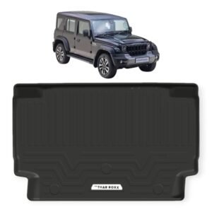 Thar Roxx boot mat, Mahindra Thar Roxx trunk liner, Roxx boot mat, Thar Roxx dicky mat, 7D boot mat for Thar Roxx, waterproof boot mat Thar Roxx, Thar Roxx car mat, Thar Roxx accessories, anti-skid boot mat Thar Roxx, and vehicle-specific Thar Roxx boot mat.