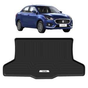Boot Mat for Maruti Dzire 2017-24 Premium Quality (Durable, waterproof, Anti-Slip) Trunk Liner