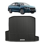 Premium Boot Mat For Skoda Slavia (2022-Present) Custom-Fit Trunk Liner (Pack of 1P)