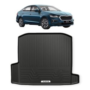 Premium Boot Mat For Skoda Slavia (2022-Present) Custom-Fit Trunk Liner (Pack of 1P)
