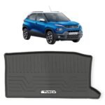 Boot Mat for Tata Punch (2021-Present) Raised Edges Trunk Liner (Pack of 1Pcs) Premium