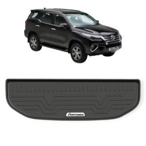 Home 15 Premium Boot Mat For Toyota Fortuner (2016-Present) Anti-Slip Tray-Style Luggage Mat | Set of 1 Piece