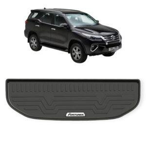 Premium Boot Mat For Toyota Fortuner (2016-Present) Anti-Slip Tray-Style Luggage Mat | Set of 1 Piece