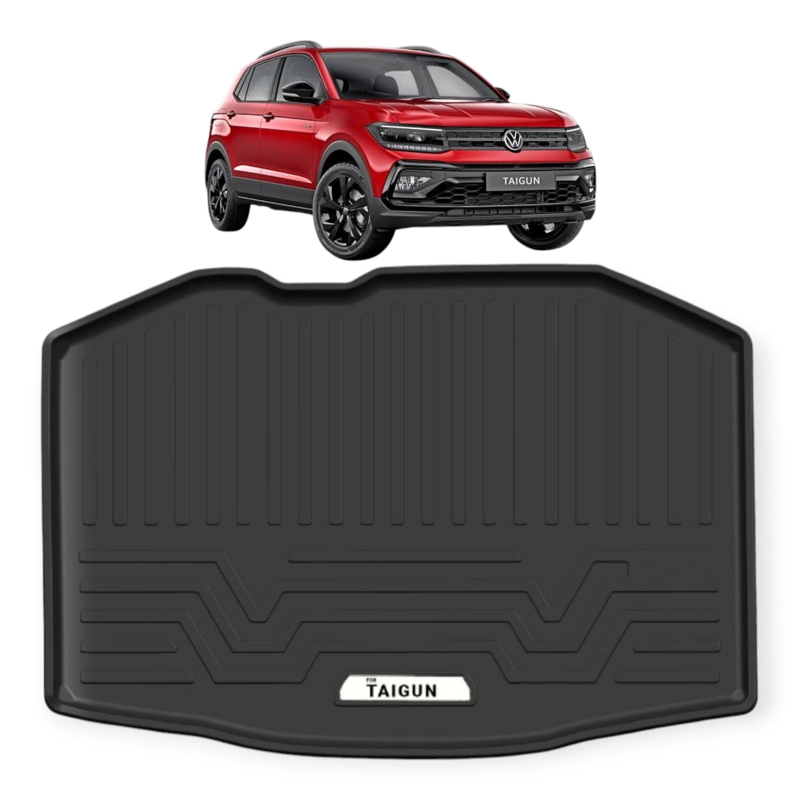 Premium Boot Mat for Volkswagen Taigun (2021-Present) Pack of 1Pcs Trunk Liner Duky Accessories Premium Boot Mat for Volkswagen Taigun (2021-Present) Pack of 1Pcs Trunk Liner Duky Accessories