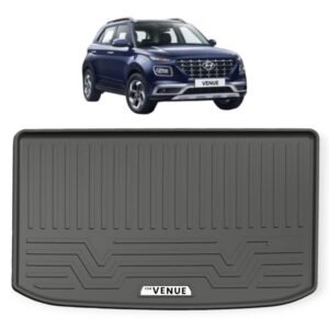 Premium TPE Boot Mat For Hyundai Venue (All Models) – Heavy-Duty Anti-Slip Car Trunk Mat | Set of 1P