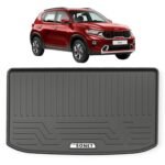 Premium Boot Mat for Kia Sonet (2022-Present) High-Raised Edges Anti-Skid Surface keeps your luggage Protection (Pack of 1Pcs)