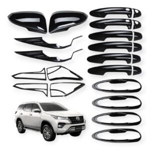Piano Black Kit for Toyota Fortuner (24P) Exterior Styling Accessories