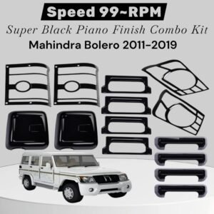 Piano Black Full Kit for Bolero 2011-19 (5Items/14Pcs) Premium Edition