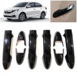 Premium Door Handle Super Black Chrome for Honda Amaze 2018+ (Set of 8-Pcs) Door Trim