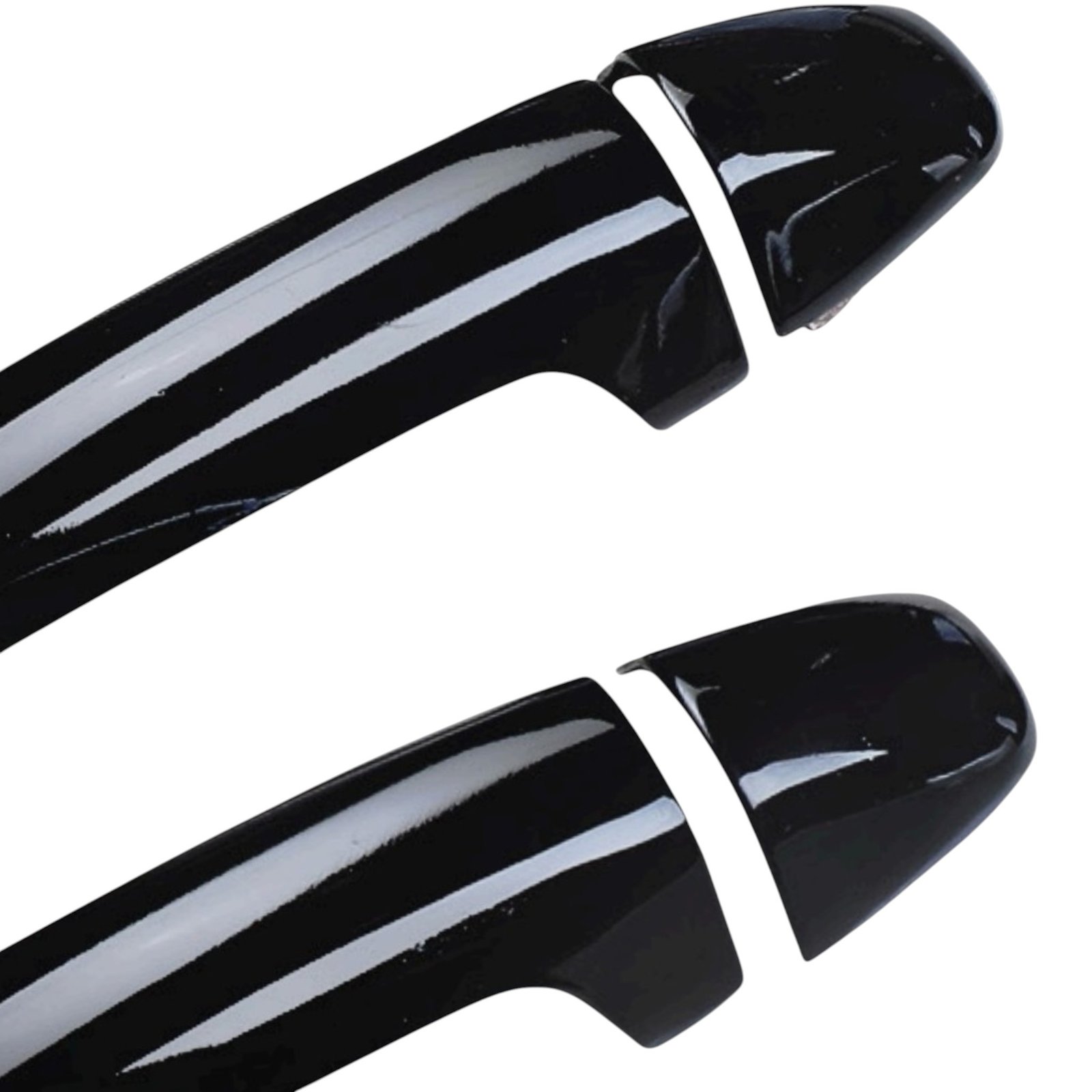 Piano Black Door Handle Cover for Innova Crysta 2016+ (Key Hole / Set of 9Pcs) Premium - Image 2