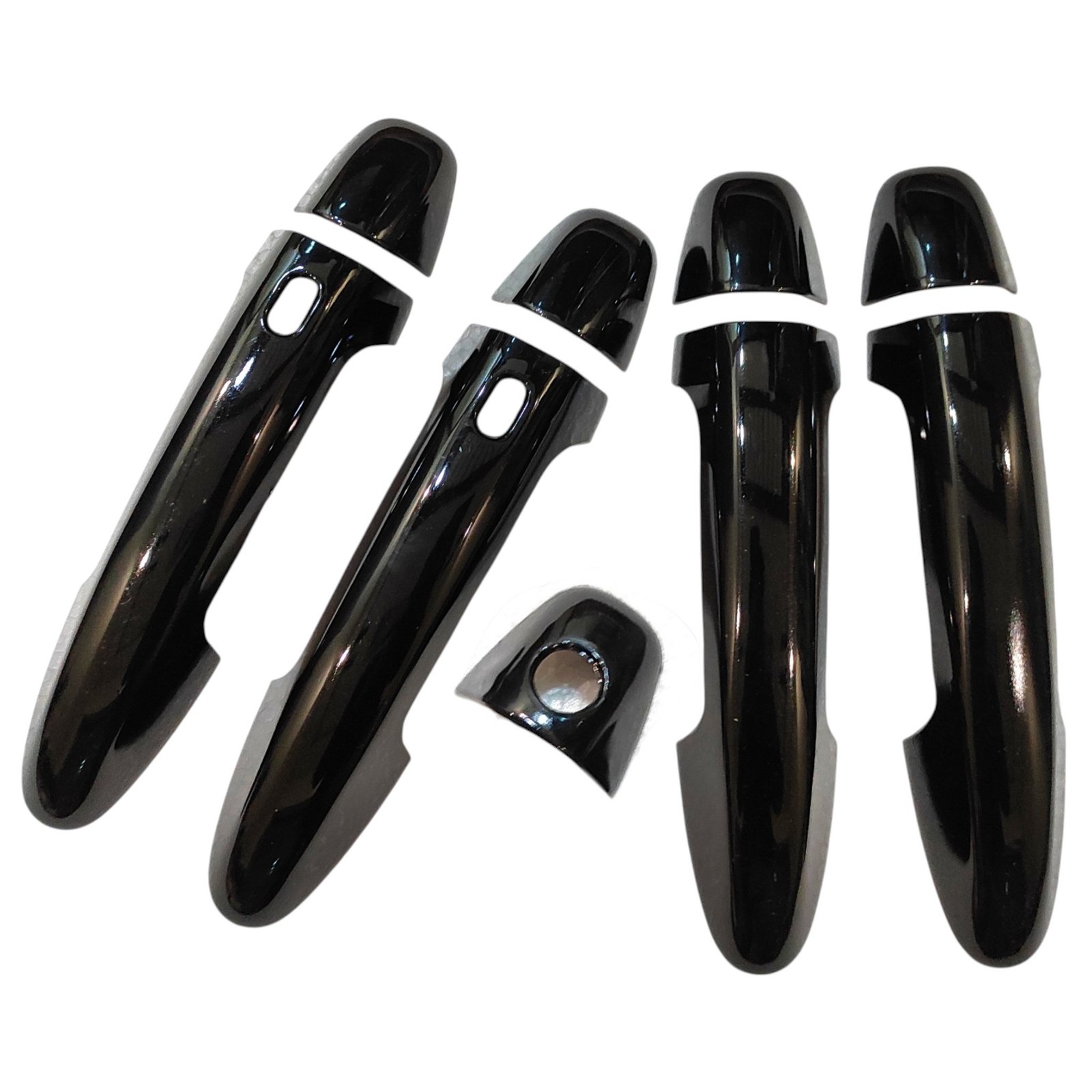Piano Black Door Handle Cover for Innova Crysta 2016+ (Sensor Cut / Set of 9-Pcs) Exterior Garnish - Image 3