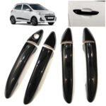 Super Black Piano Finish Door Handle Set for Grand i10 2014-19 (8Pcs) Exterior Accessories