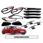 Piano Black Combo Kit for Grand i10 Nios (5-Items 14-Pcs) Exterior - Premium Edition