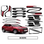 Piano Black Kit for Kia Seltos (5Items-16Pcs) Exterior Body Styling