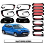 Super Black Combo Kit for Maruti SPresso (5Items-14Pcs) Exterior Styling Side Body Trim
