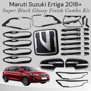 Super Black Glossy Finish Combo Kit for Maruti Ertiga 2018+ (Pack of 27-P) Exterior Styling Body Trim