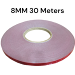 Automotive Double Sided Grey Tape Ultra Long Roll (8MM-30MTS) - Heavy Duty Multipurpose (Car, Office, Home)