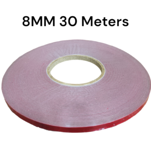 Automotive Double Sided Grey Tape Ultra Long Roll (8MM-30MTS) - Heavy Duty Multipurpose (Car, Office, Home)