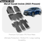Maruti Invicto Ultra-Molded TPE Deep-Wall Floor Mats (2022-Present) | Waterproof & All-Weather Interior Cabin Full Matt