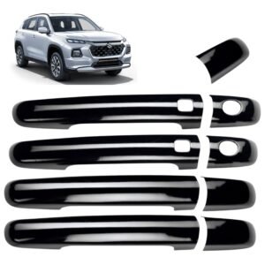 Piano Black Door Handle Cover for Grand Vitara 2022-Present (Set of 9-Pcs) Premium