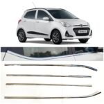 Lower Window Garnish Chrome for Hyundai Grand i10 (2013-20) Premium (S.S/Set of 4Pcs)
