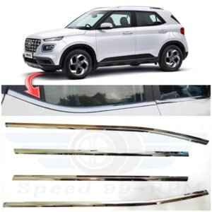 lower window chrome set for hyundai venue exterior accessories