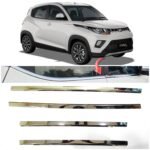 Lower Window Garnish Chrome for Mahindra KUV100 (S.S, Set of 4P) Premium Accessories