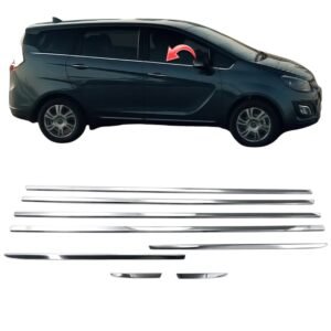 Lower Window Garnish Chrome Set for Mahindra Marazzo Stainless Steel Premium (Pack of 8Pcs)