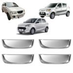 Premium Door Handle Chrome for Maruti Alto, Alto 800, K10 (Set of 4Pcs) Exterior Accessories