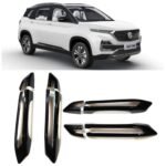 Piano Black Door Handle Cover for MG Hector – Premium (Set of 8Pcs) Exterior Styling Accessories