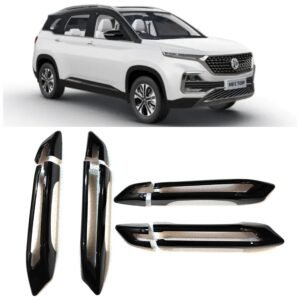 Piano Black Door Handle Cover for MG Hector – Premium (Set of 8Pcs) Exterior Styling Accessories