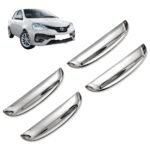 Exterior Door Handle Chrome Cover for Toyota Etios (Set of 4Pcs) Premium Accessories