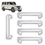 Door Handle Chrome for Mahindra Bolero 2007-25 (Set of 5Pcs) Exterior Styling