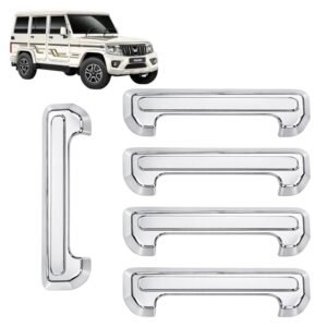 Door Handle Chrome for Mahindra Bolero 2007-25 (Set of 5Pcs) Exterior Styling