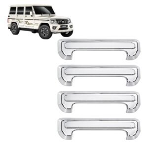 Door Handle Chrome Cover for Mahindra Bolero 2007-2025 (Set of 4Pcs) Exterior Styling Accessories