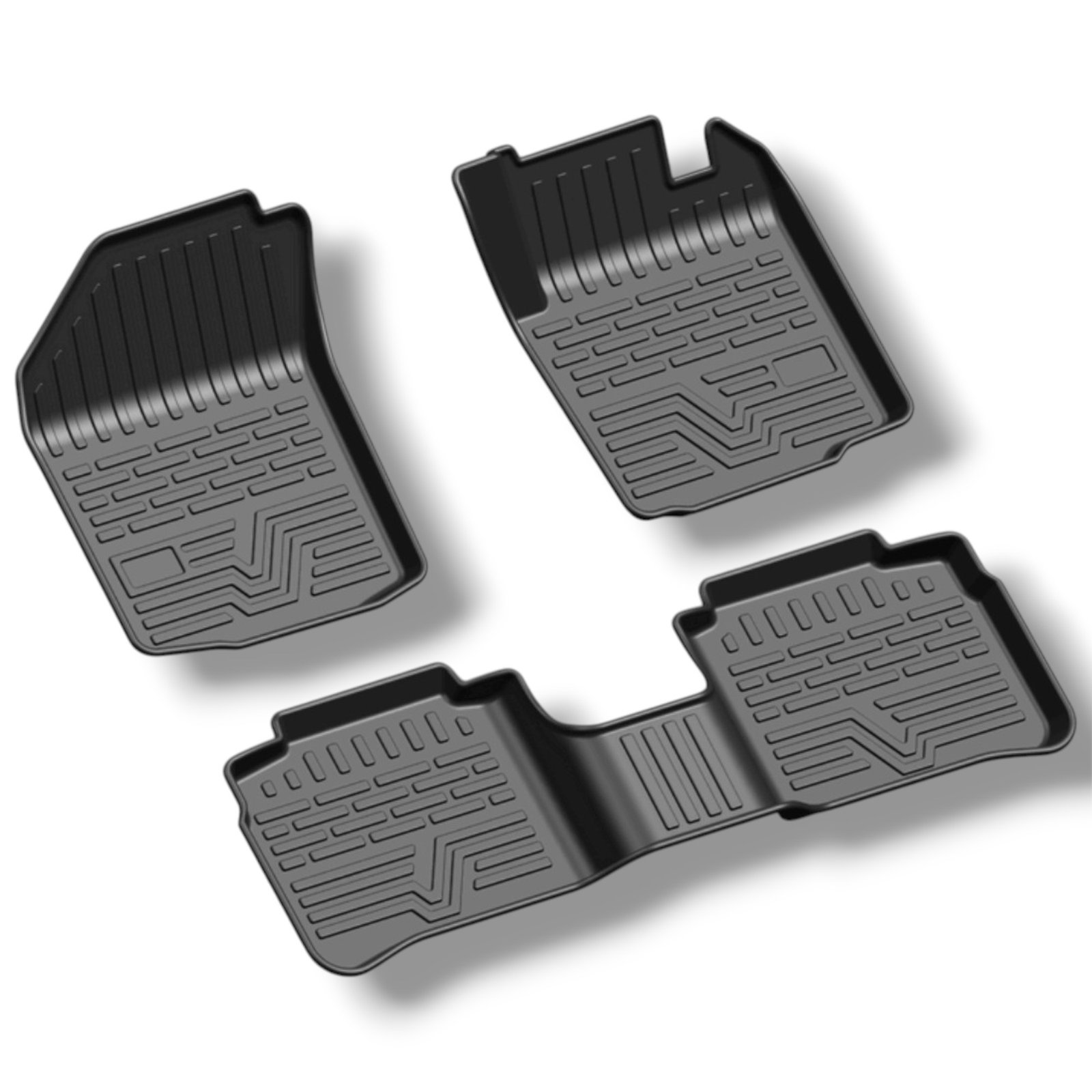 Premium Floor Mats for Maruti Suzuki Grand Vitara 2023-Present Custom-Fit 3D All-Weather (Black, 3Piece Set) - Image 4