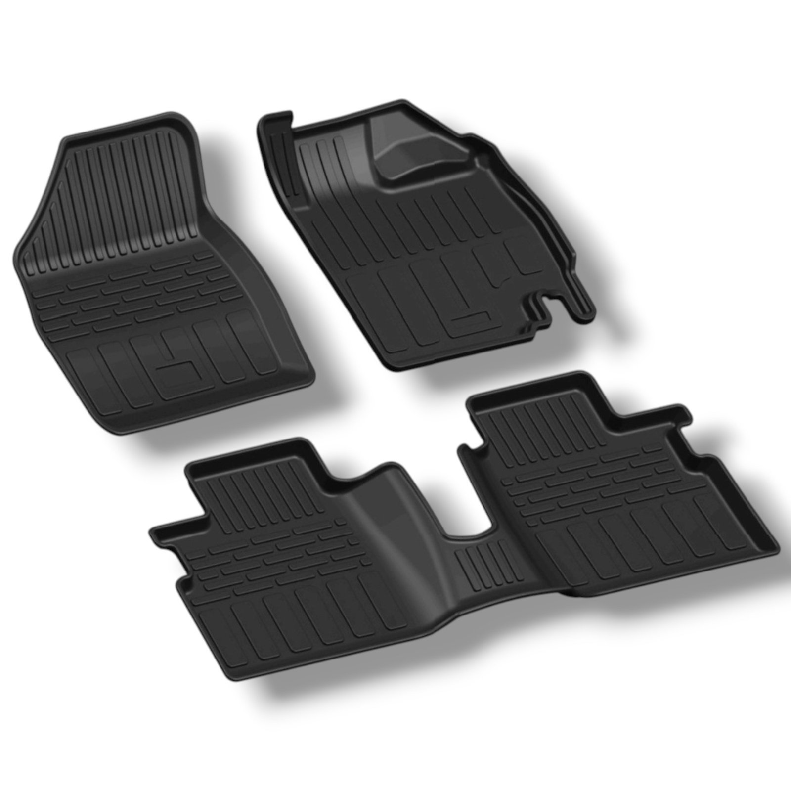 Premium Car Floor Mats for Maruti Suzuki WagonR (2019-Present) Black All-Weather 3D Custom Fit (Set of 3Pcs) - Image 4